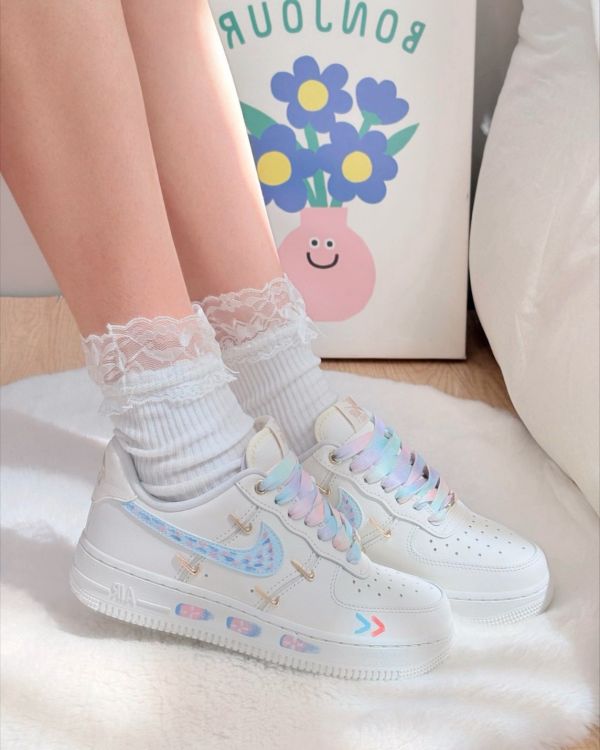 【訂製款】Nike Air Force1 莫奈印象 - 女款 