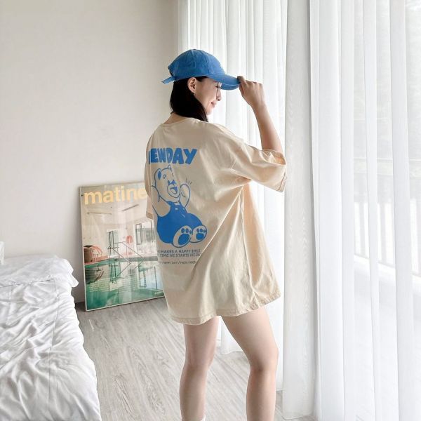 【現貨】NEWDAY吊帶小熊印花Tee 