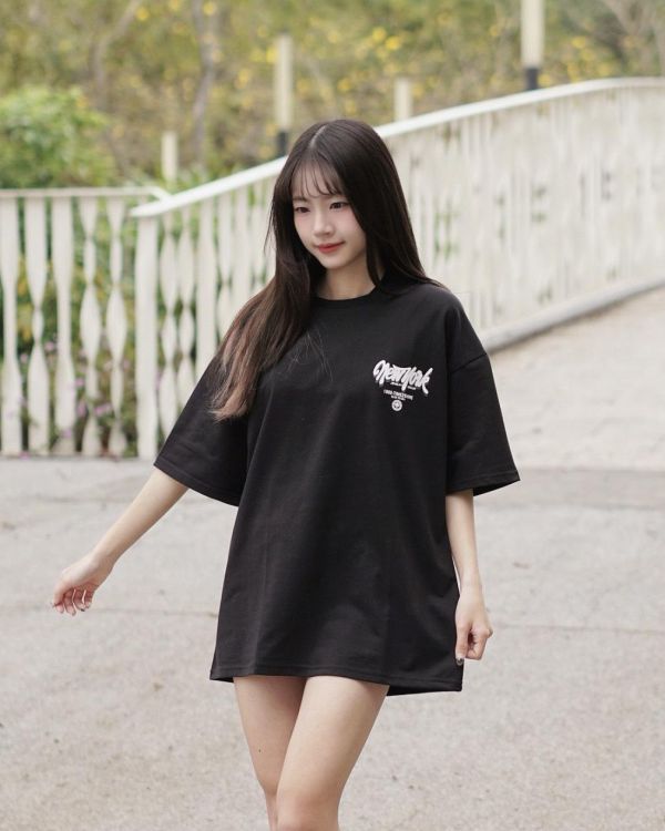 【現貨】newyork 立體陰影字短Tee 