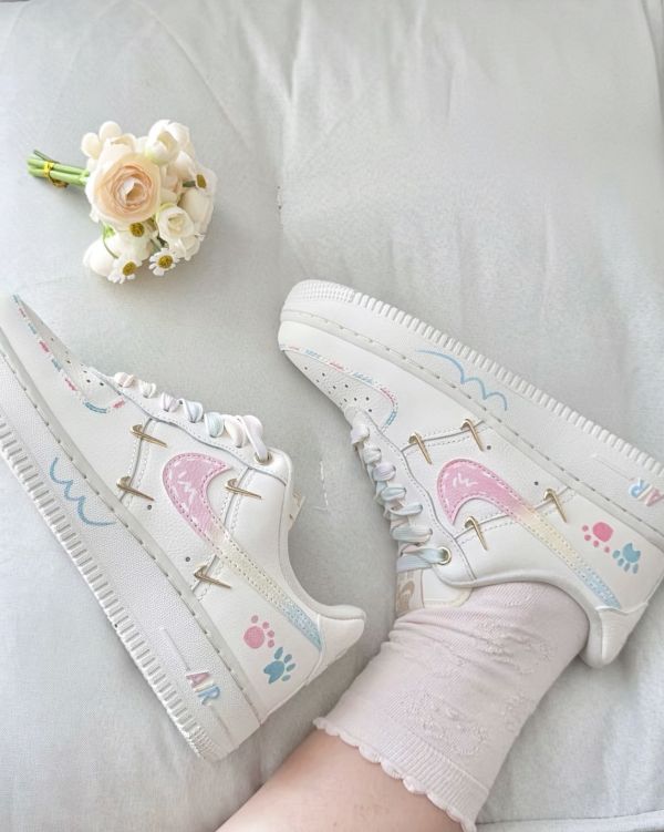 【訂製款】Nike Air Force1 彩虹蛋糕 - 女款 