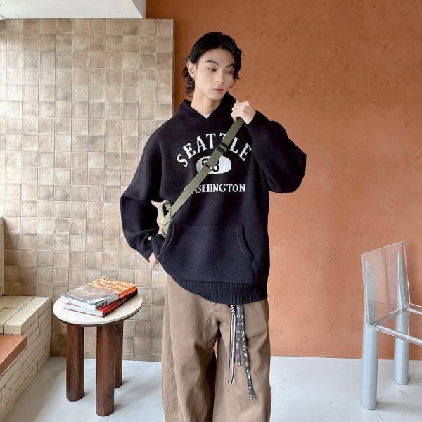 SEATTLE 93美式連帽針織帽Tee 