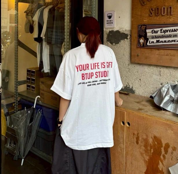 【現貨】 日系少年感休閒寬鬆短Tee 