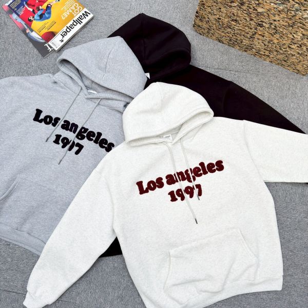 Los Angeles 1997毛巾繡刷毛帽Tee 