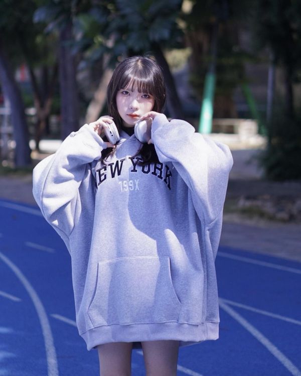 【現貨】199X刺繡紐約重磅刷毛帽Tee 