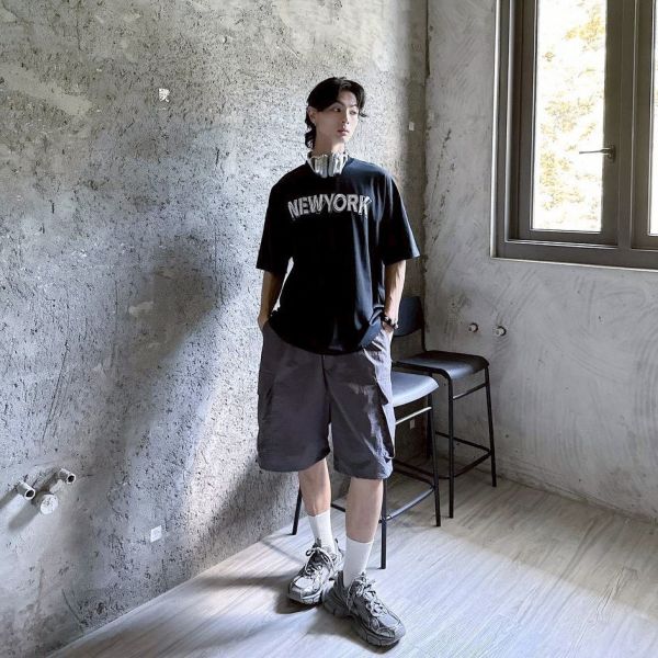 【SORONA®現貨】NEW YORK 刺繡字體涼感Tee 