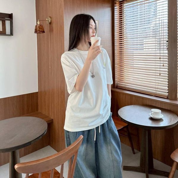 【現貨】】HAPPINESS潑漆笑臉印花短Tee 