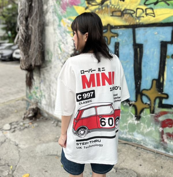 MINI復古汽車印花Tee 