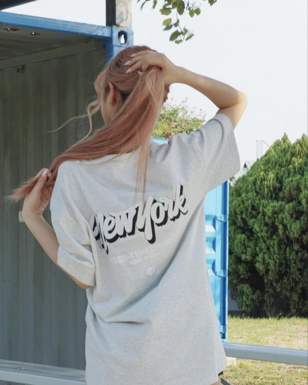 【現貨】NEW YORK立體陰影短Tee 
