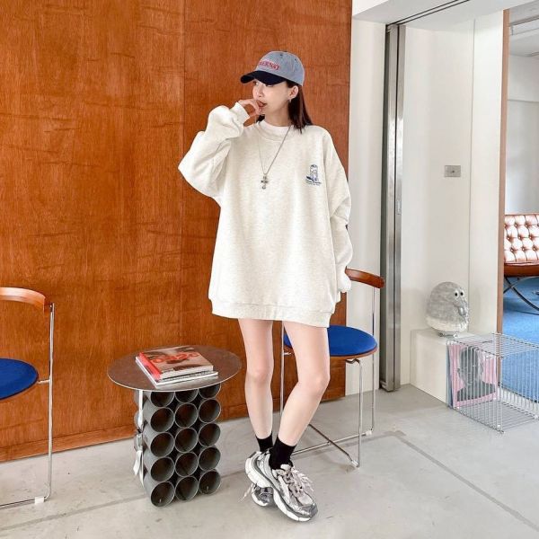 電池先生印花刷毛大學Tee 