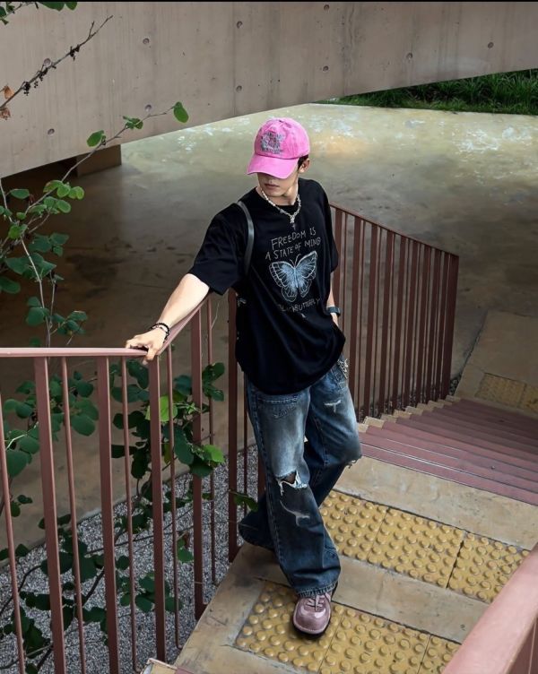 【預購】幻影噴墨蝴蝶Tee 