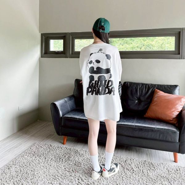 【現貨】WIND PANDA小花熊貓印花Tee 
