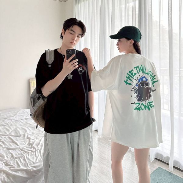 【現貨】反光炫彩墨鏡幽靈Tee 