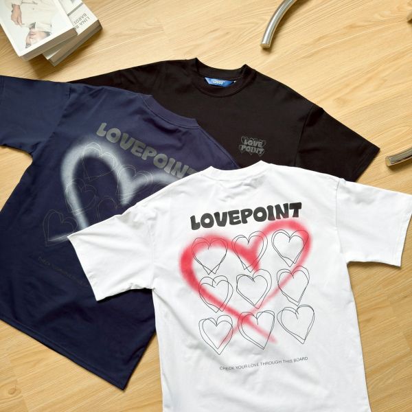 【SORONA®現貨】LOVEPOINT 愛心噴漆涼感Tee 