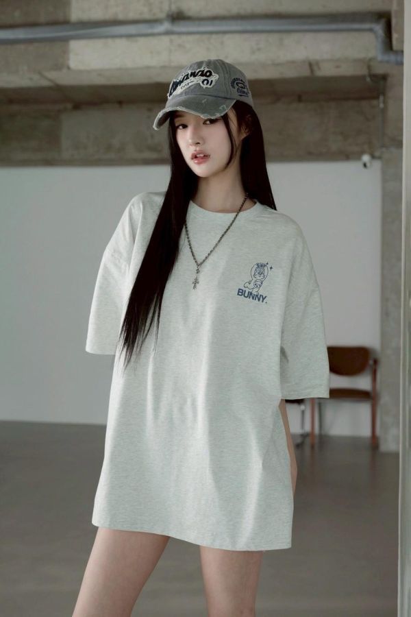 【SORONA®】愛心BUNNY兔涼感短Tee 