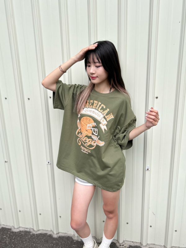 【現貨】美式復古學院Tee 