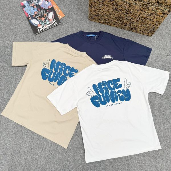 【SORONA®】NICE FUNKY卡通泡泡字手指涼感短Tee 