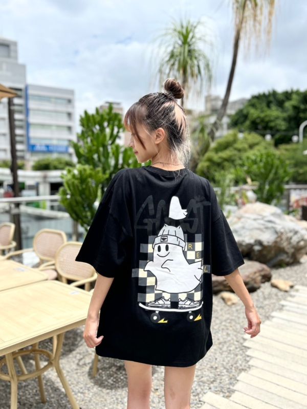 【現貨】GOAST棋盤格滑板幽靈印花Tee 