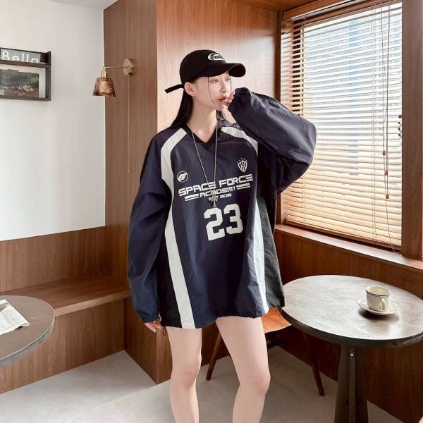 【現貨】SPACE FORCE 23賽車風束口風衣 
