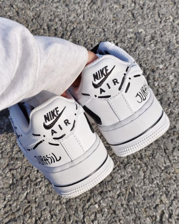 【訂製款】Nike Air Force 1 恐龍電玩 