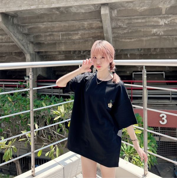 【現貨】日系柚子貓果汁Tee 