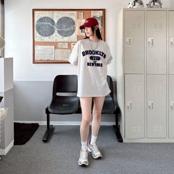 【現貨】BROOKLYN 1987美式毛巾繡短Tee 