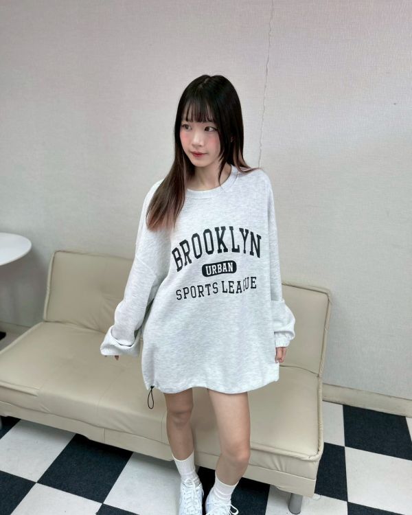 【現貨+預購】BROOKLYN 束口印花大學Tee 