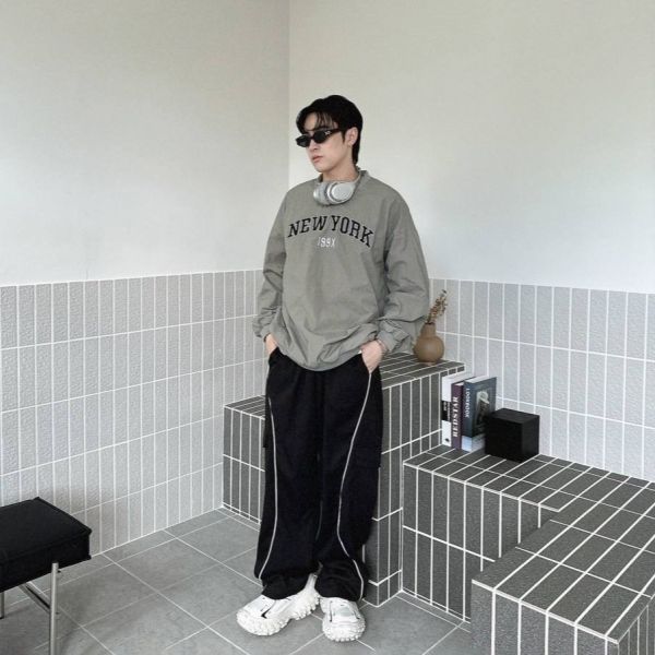 【現貨】NEW YORK 199X美式復古刺繡風衣 