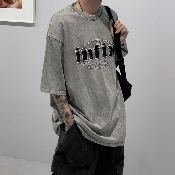 【現貨】INFIX貼布電繡水洗Tee 