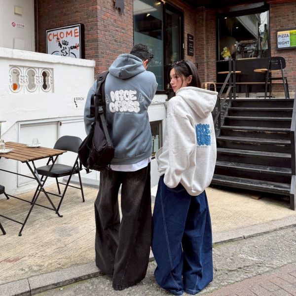 Nice CROSS發泡手勢刷毛帽Tee 