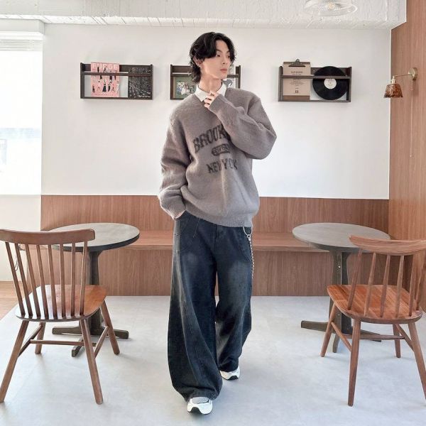 BROOKLYN圓領毛衣 