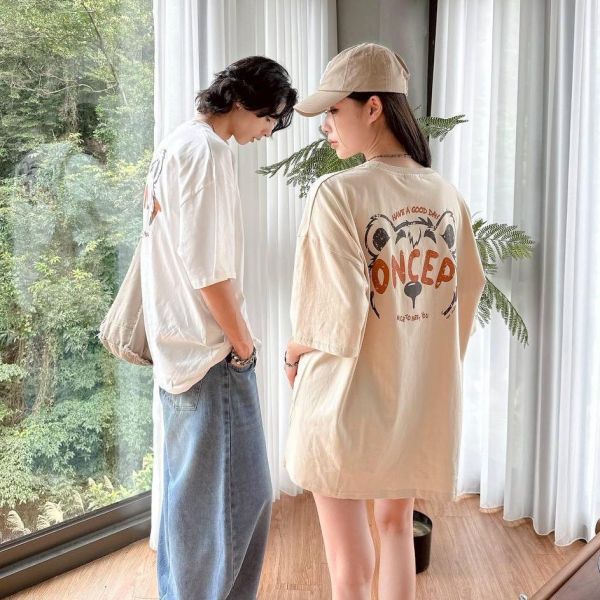 【現貨】熊掌印花短Tee 