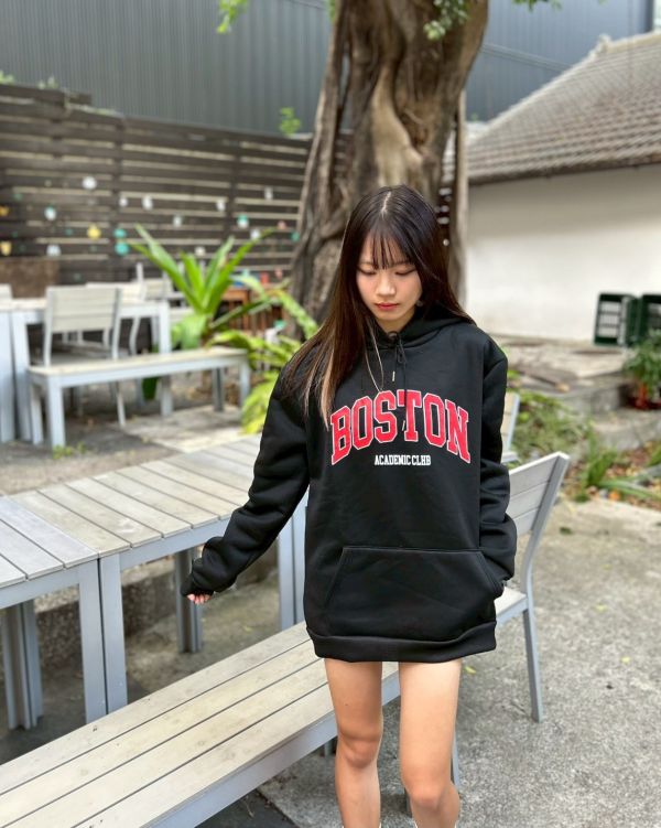 【現貨】BOSTON刷毛帽Tee 