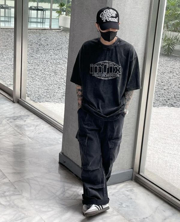 【現貨】INFIX貼布電繡水洗Tee 