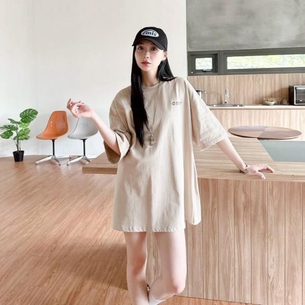 【現貨】火焰字體厚版膠印短Tee 