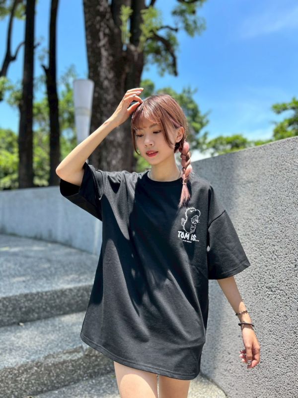 【現貨】TOM&JERRY手繪感印花Tee 