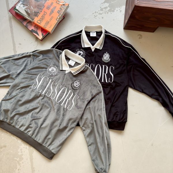 SCISSORS刺繡POLO衫 