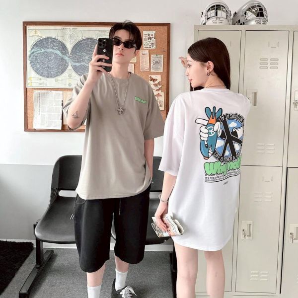 【現貨】Why not 和平標炸彈印花短Tee 