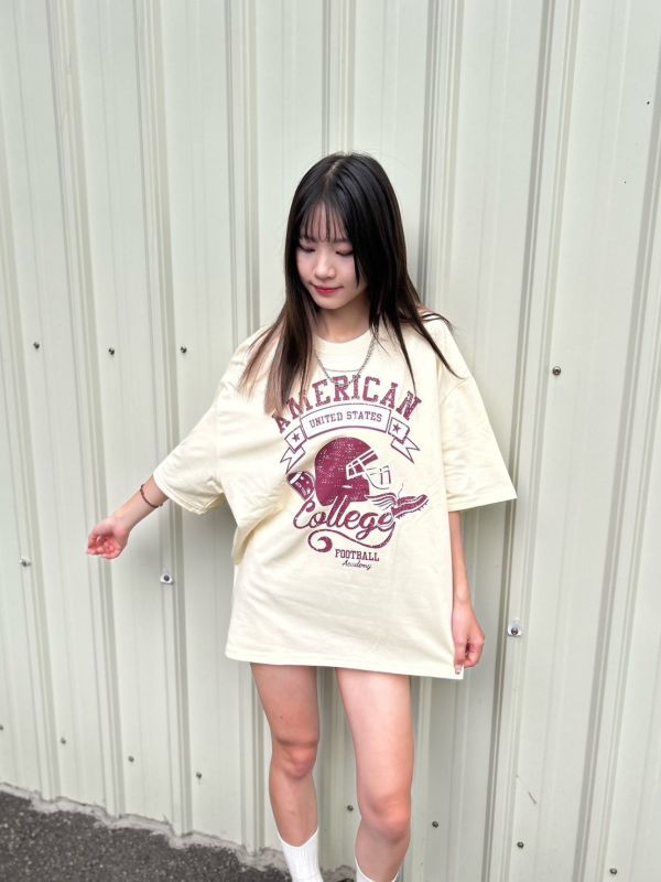 【現貨】美式復古學院Tee 