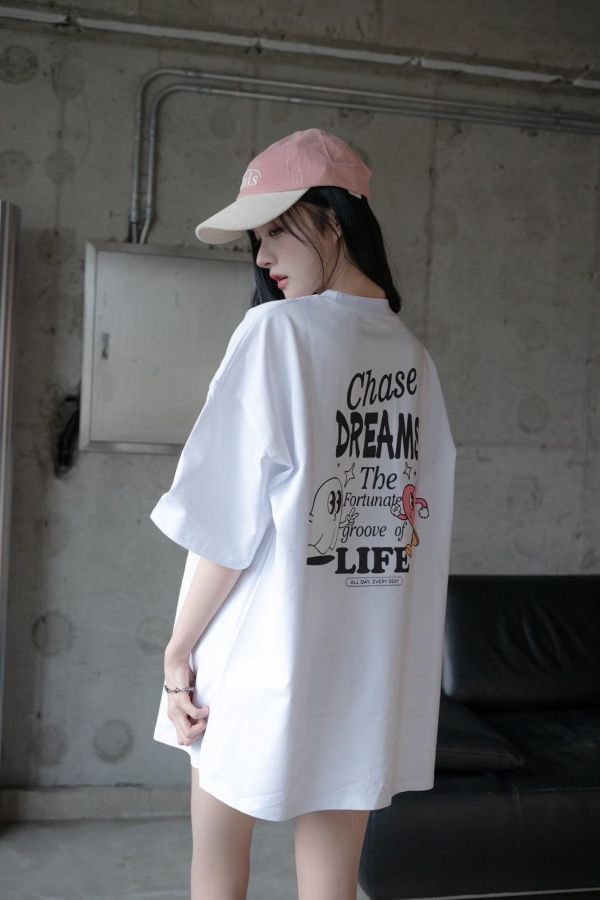 【現貨】Chase幽靈愛心印花短Tee 