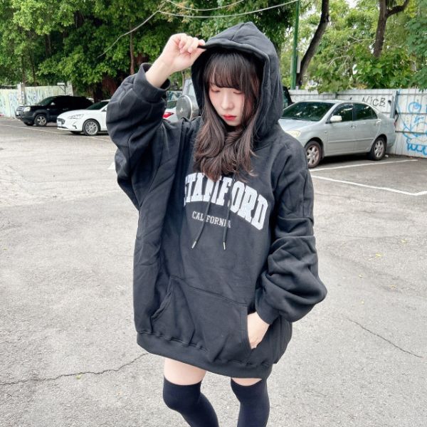 【預購】STANFORD貼布繡重磅帽Tee 