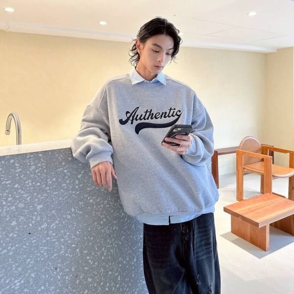 Authentic 1989美式刺繡刷毛大學Tee 