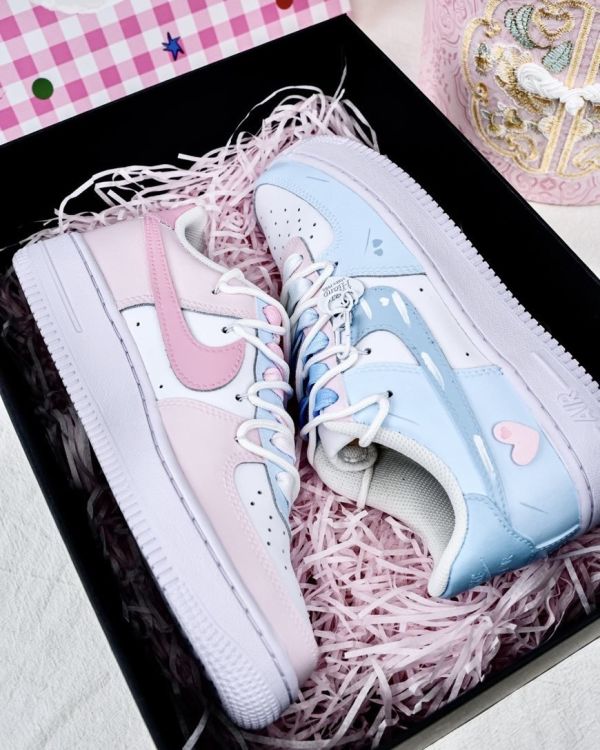 【訂製款】Nike Air Force 1反轉鴛鴦甜心 - 女款 