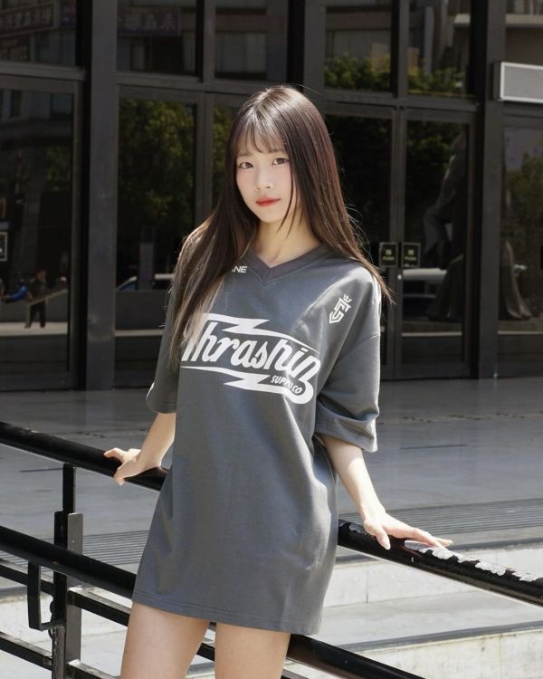 【現貨】Thrashin肩袖撞色賽車風短Tee 