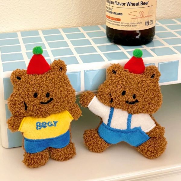 【現貨】毛絨熊熊掛件 