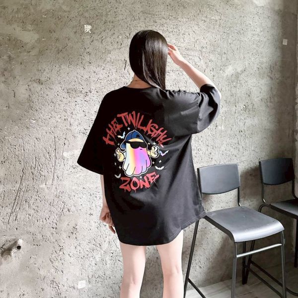 【現貨】反光炫彩墨鏡幽靈Tee 