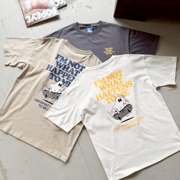 【現貨】幽靈滑板印花短Tee 