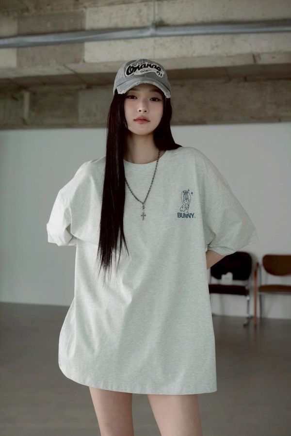 【SORONA®】愛心BUNNY兔涼感短Tee 