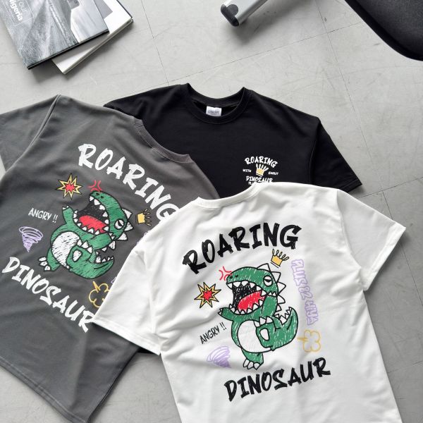【現貨】ROARING恐龍塗鴉Tee 