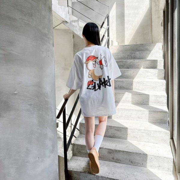 【SORONA®現貨】柴犬大聲公印花涼感Tee 