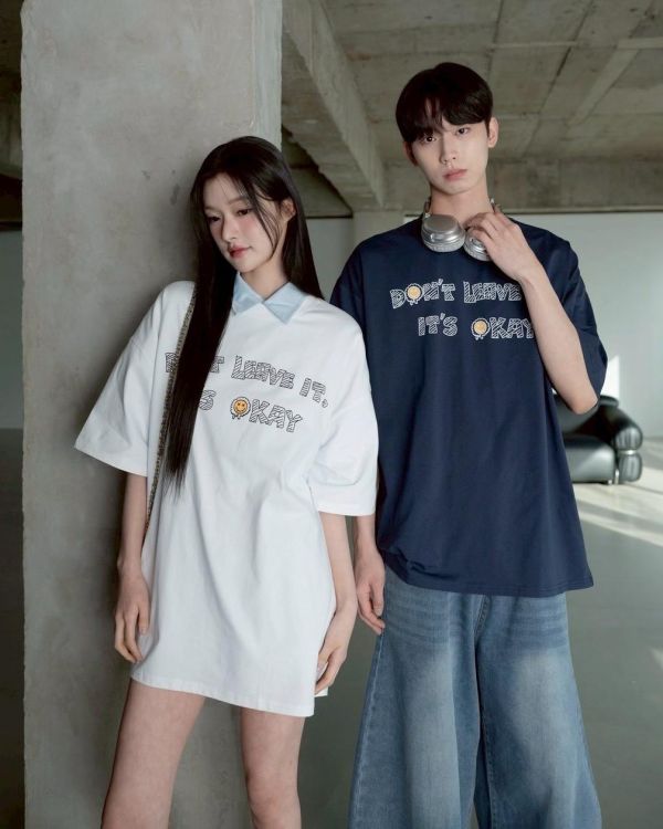 【SORONA®】DON’T LEAVE IT.插畫手寫涼感短Tee 